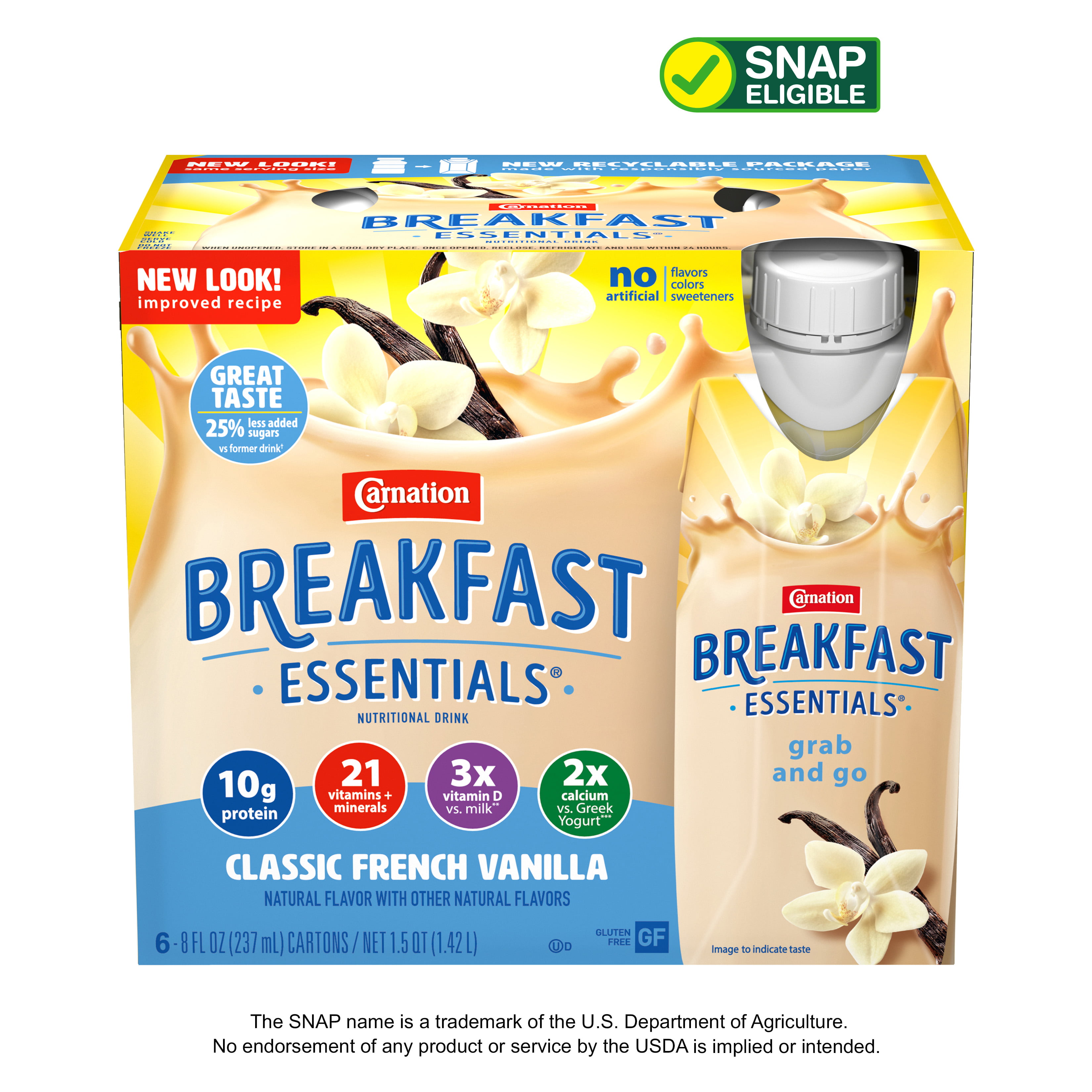 Carnation Breakfast Essentials Complete Nutritional Drink Classic