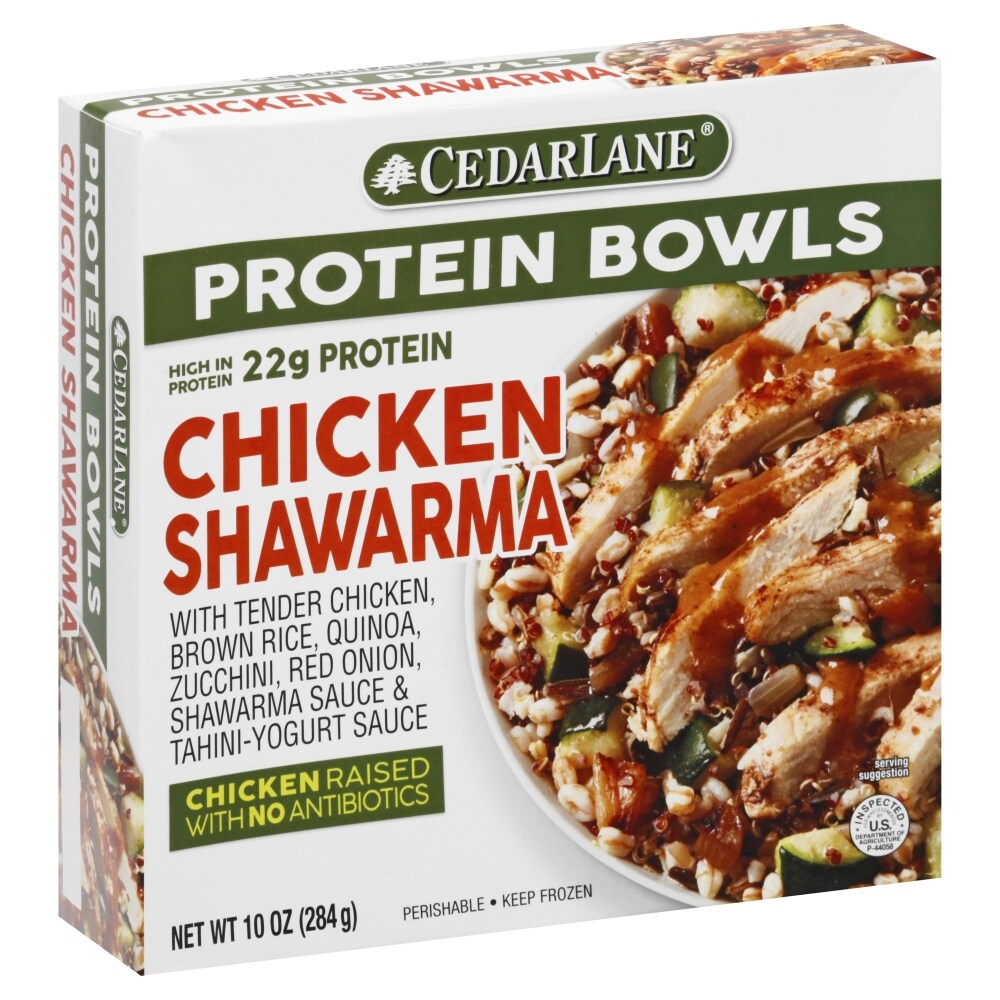 Cedarlane Foods Chicken Shawarma Protein Bowls
