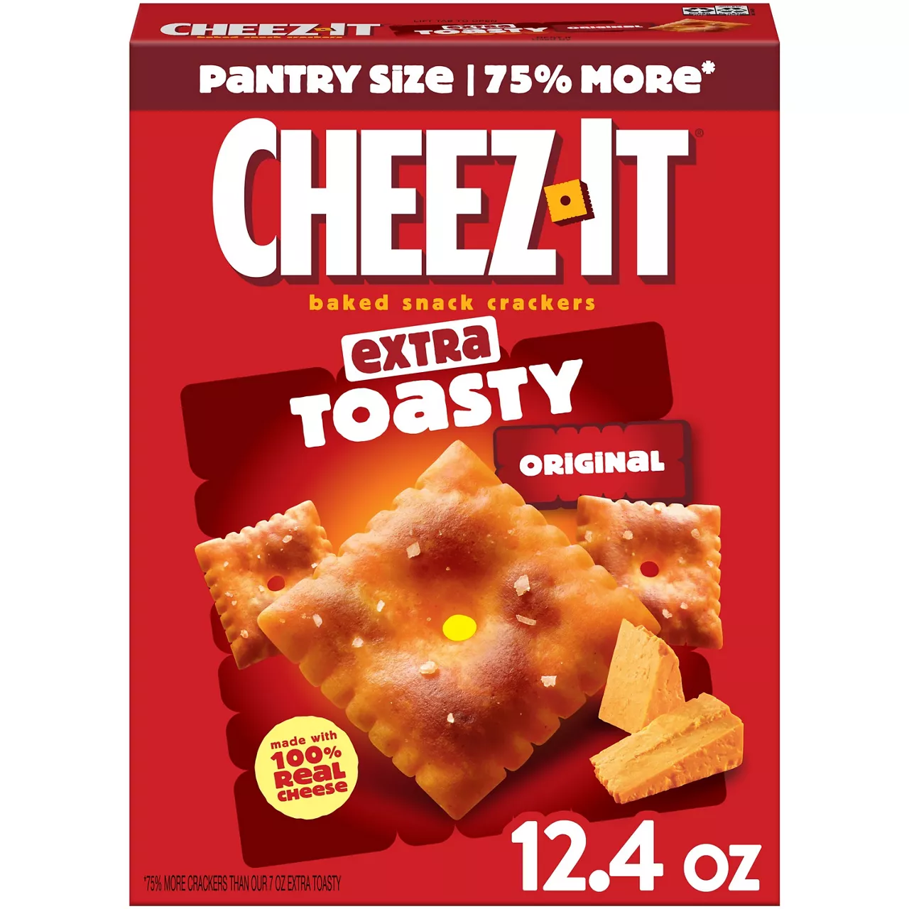 Cheez-It Cheese Crackers, Extra Toasty