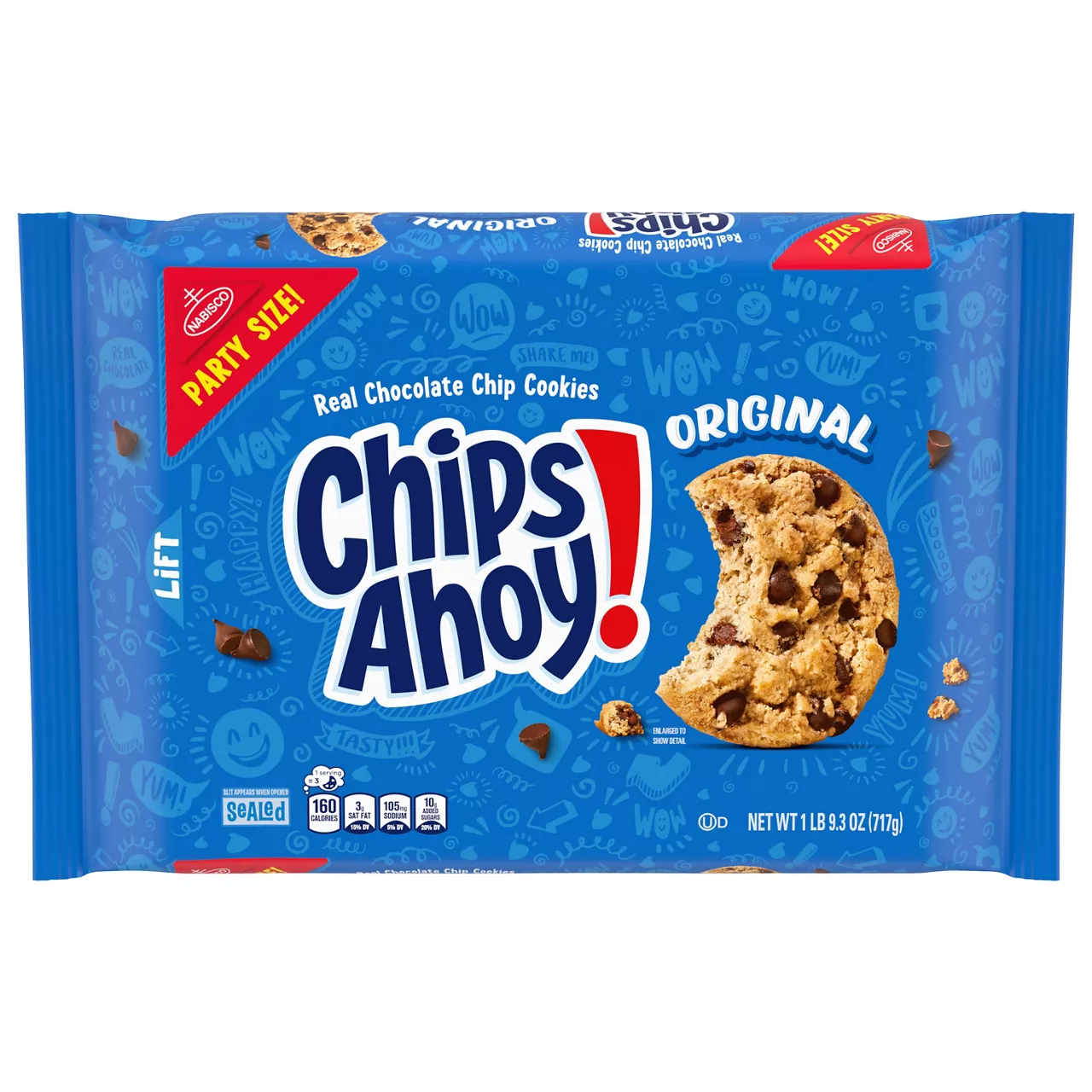 CHIPS AHOY! Original Chocolate Chip Cookies, Party Size