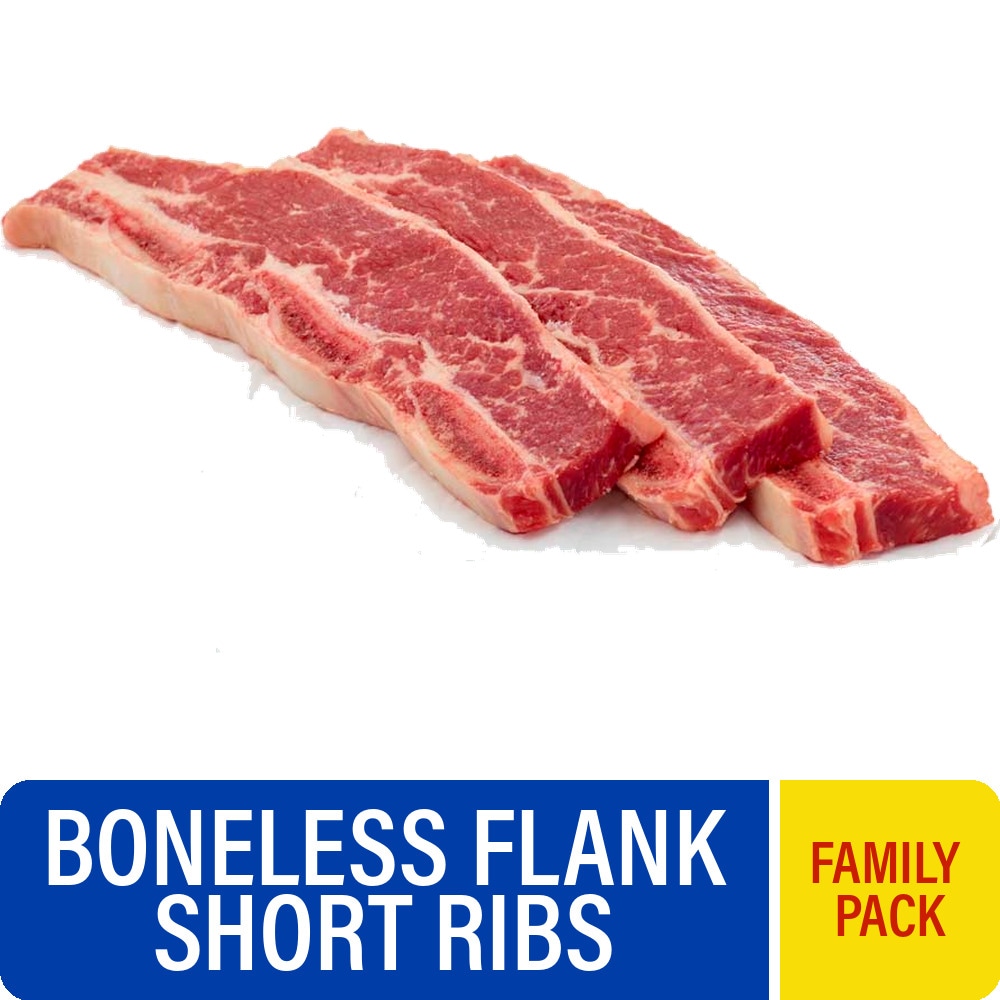 Short Rib Choice Beef Choice Short Rib Flank Style Family Pack