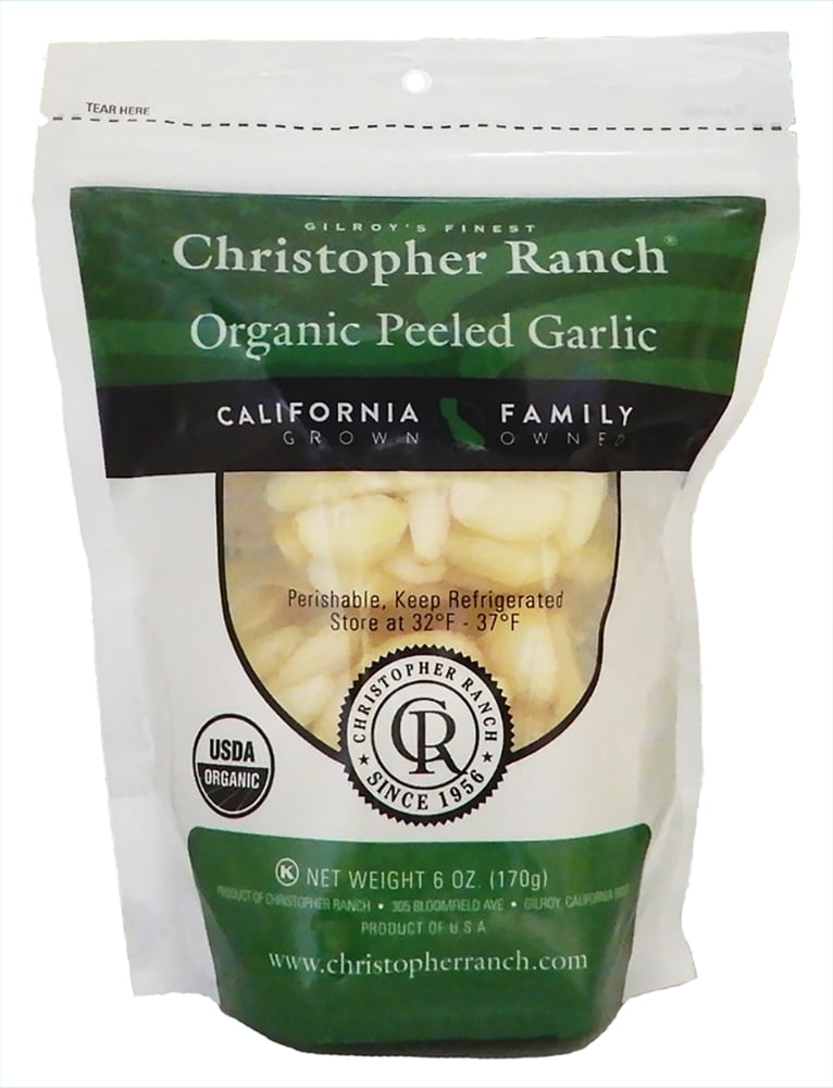 CHRISTOPHER RANCH Organic Bagged Peeled Garlic