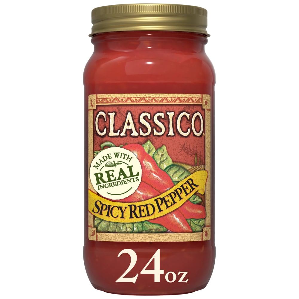 Classico Spicy Red Pepper Spaghetti Pasta Sauce