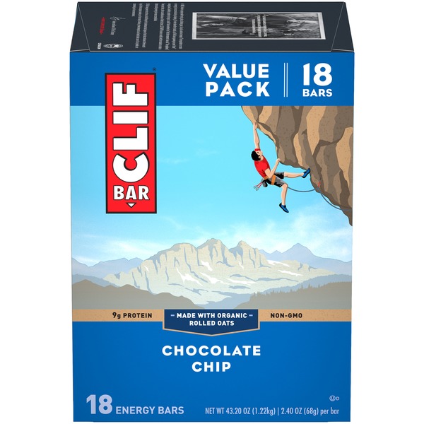 CLIF Bar Chocolate Chip Energy Bars