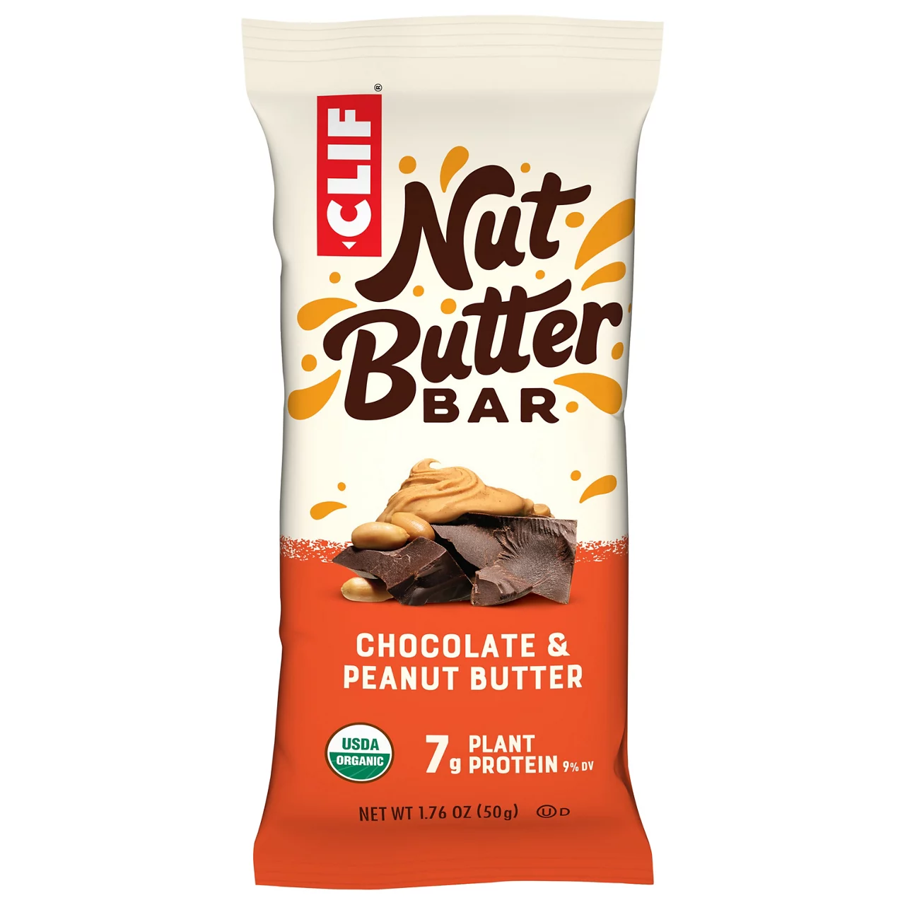 CLIF Nut Butter Bar - Chocolate Peanut Butter - Filled Energy Bar - Non-GMO - USDA Organic - Plant-Based - Low Glycemic