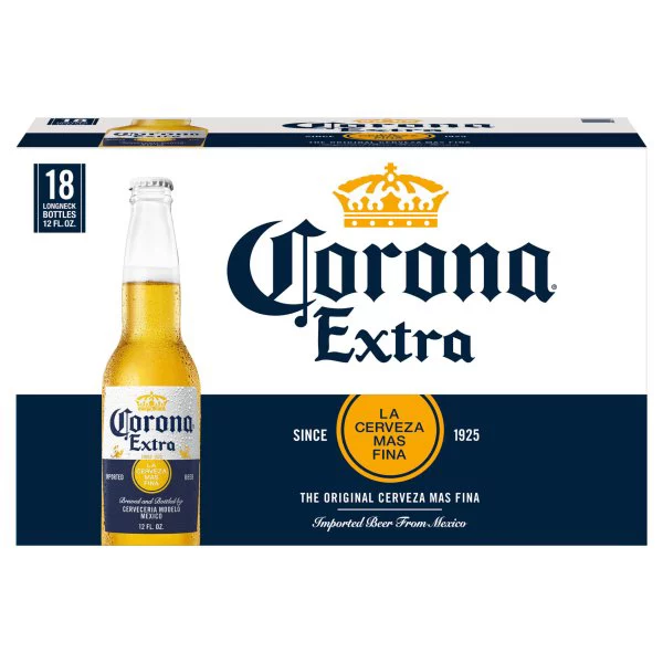 Corona Extra Mexican Lager Import Beer, 18 Pack