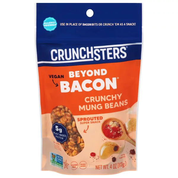 Crunchsters - Sprouted Protein Snack - Beyond Bacon- Case Of