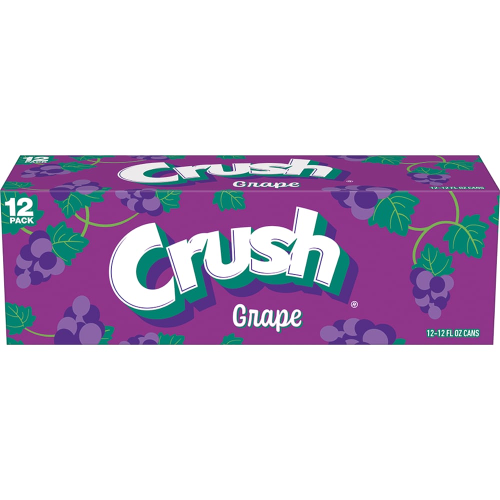 Crush® Caffeine Free Grape Soda Cans