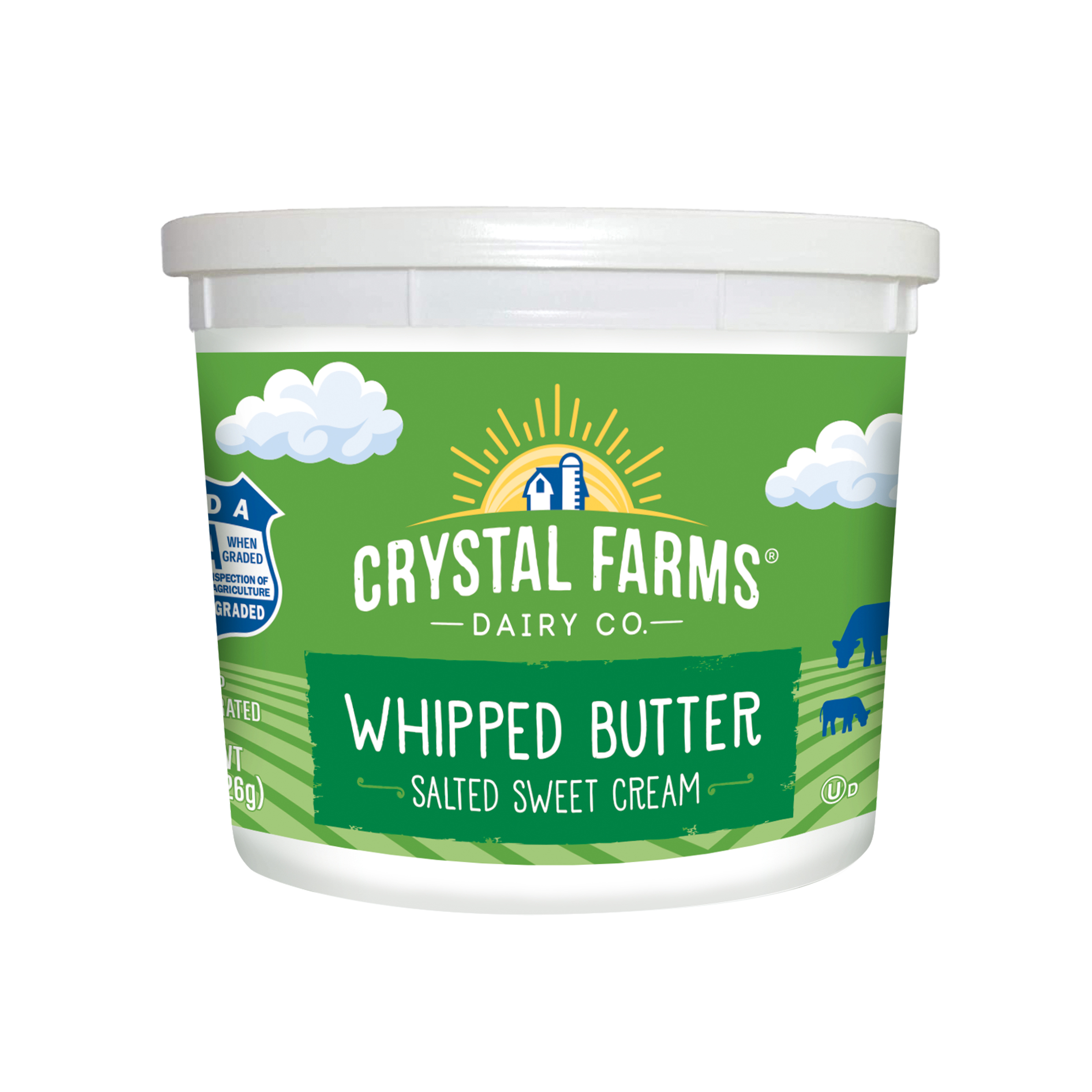 Crystal Farms Salted Sweet Cream Whipped Butter