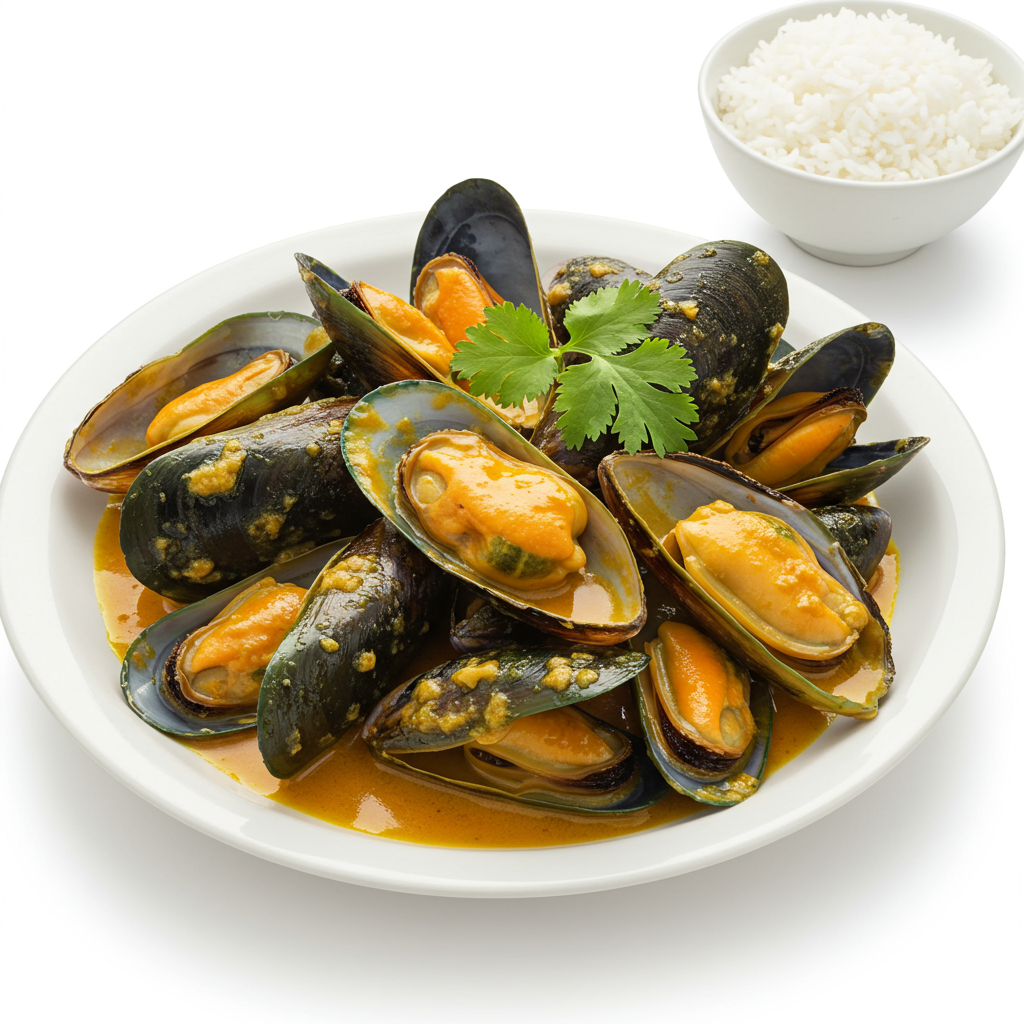 curry mussels