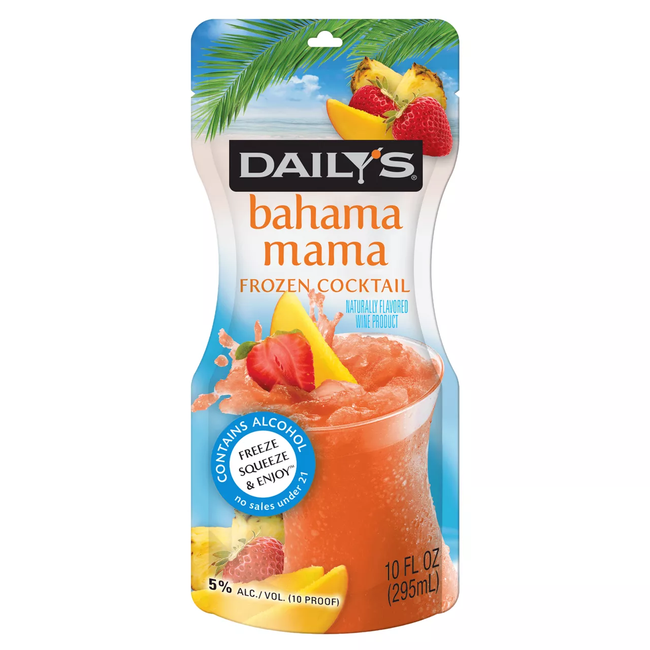 Daily's® Bahama Mama Frozen Ready to Drink Cocktail Single Pouch