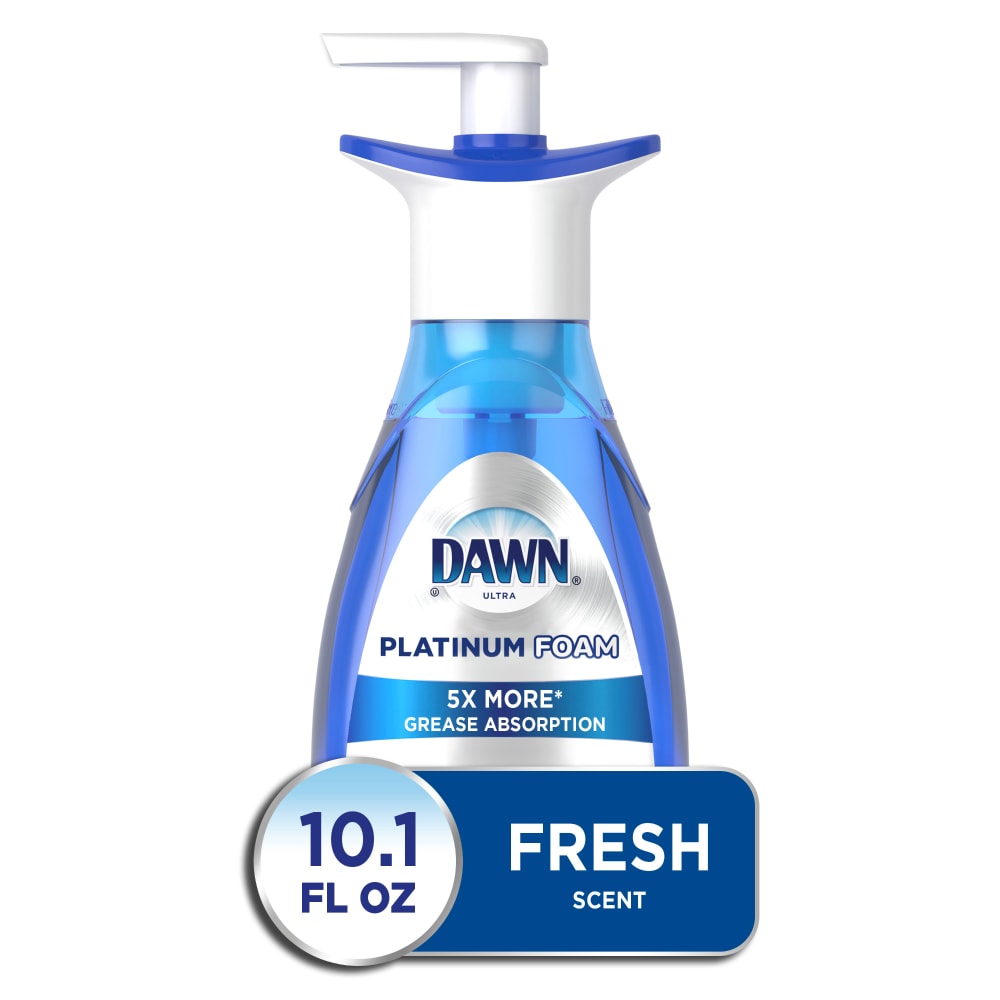 Dawn Platinum Erasing Dish Foam Fresh Rapids Scent