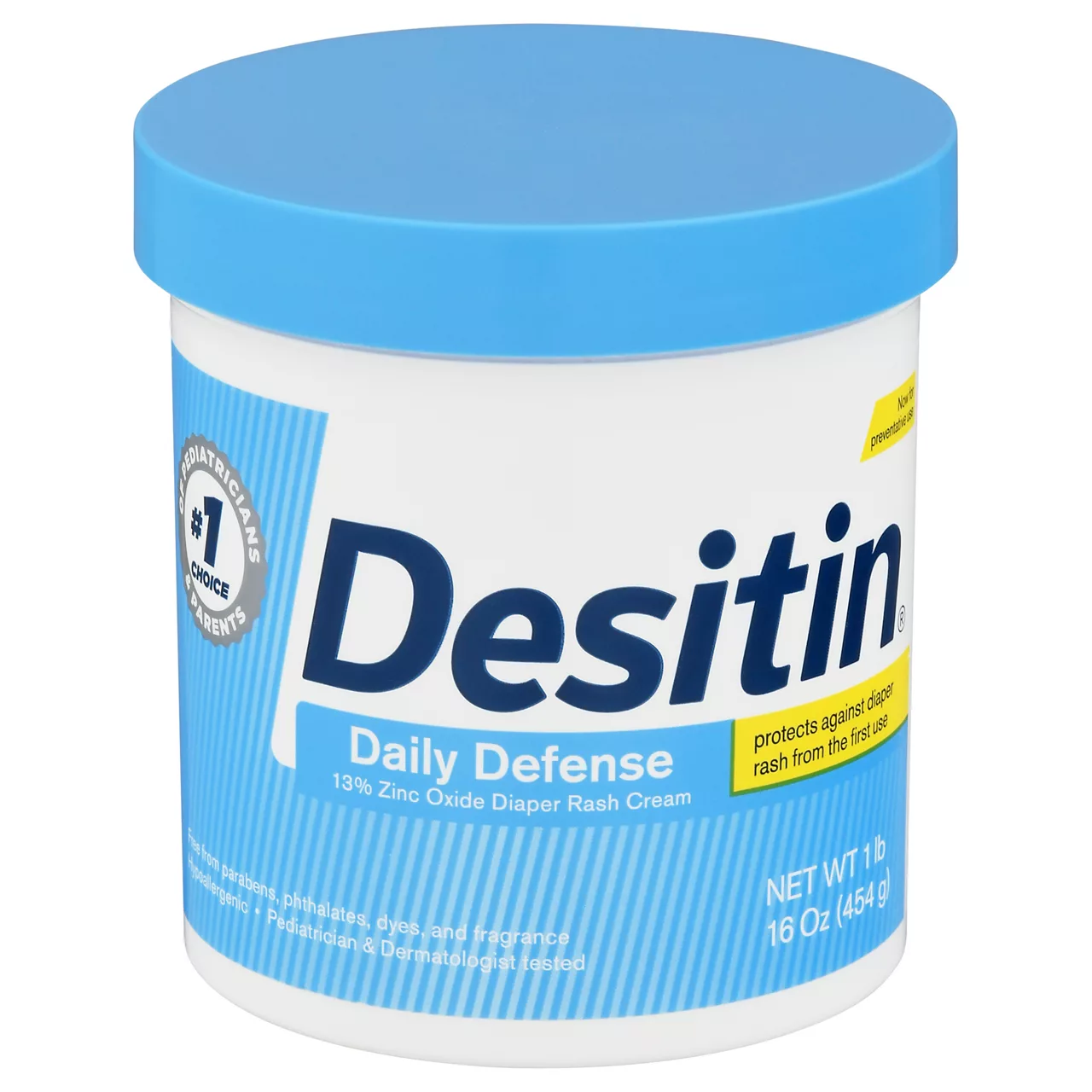 Desitin Daily Defense Baby Diaper Rash Cream with Zinc Oxide