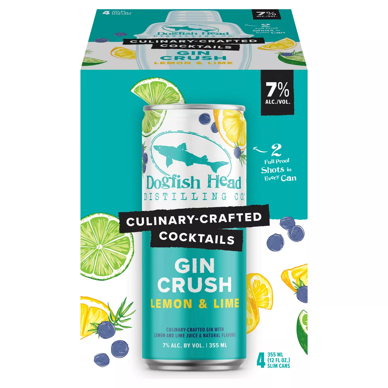 Dogfish Head Lemon & Lime Gin Crush 4 Pack