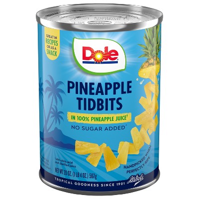 Dole Pineapple Tidbits in 100% Pineapple Juice