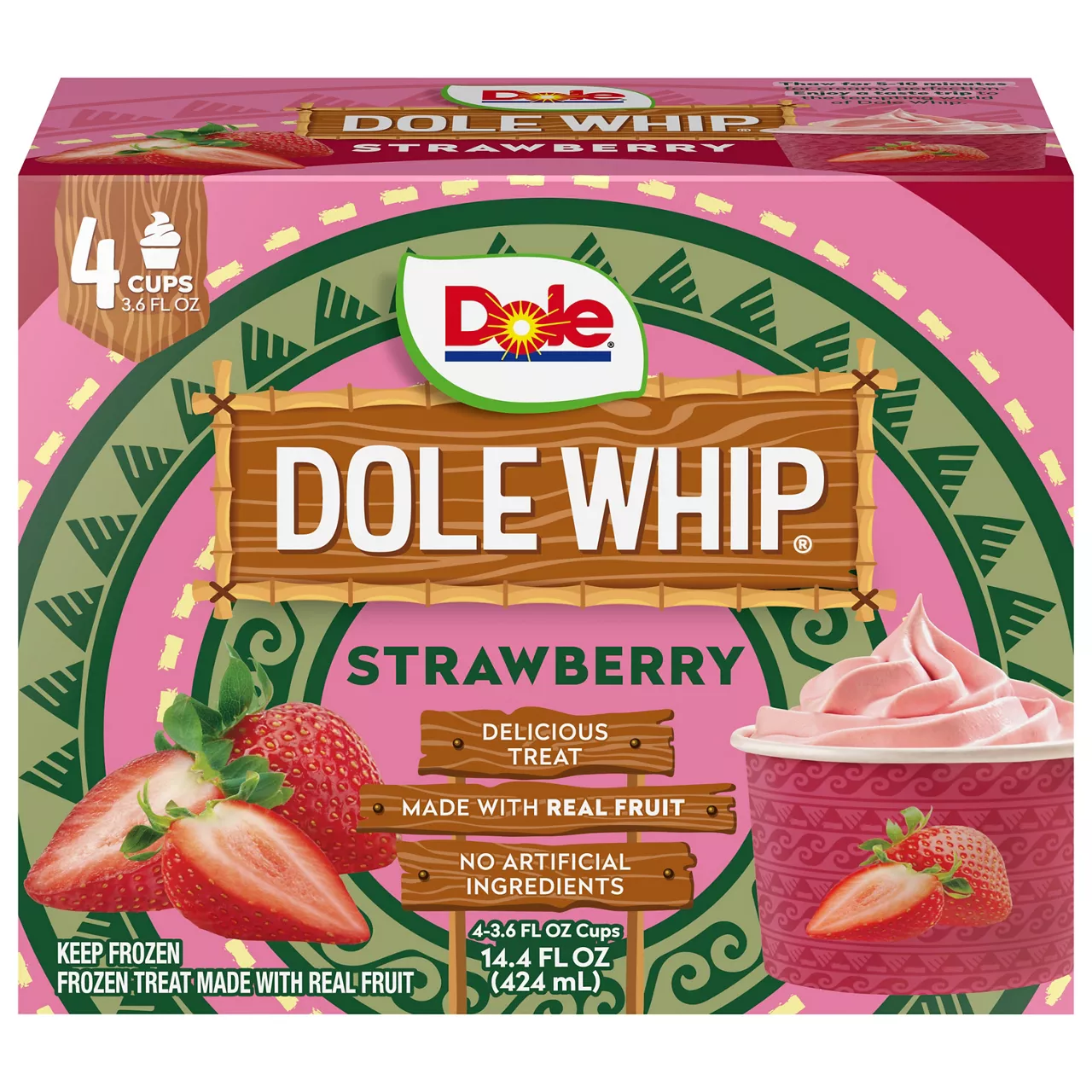 Dole Whip Frozen Treat, Strawberry