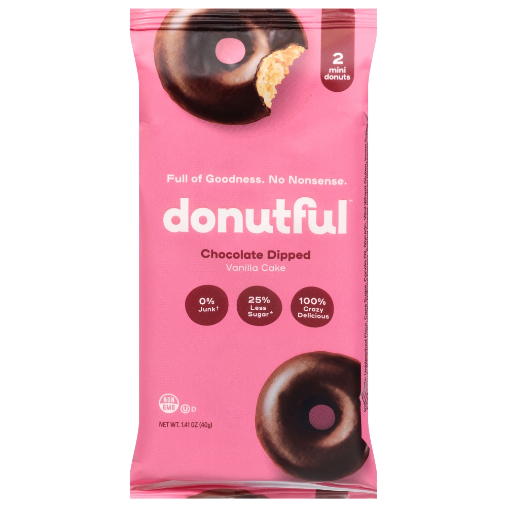 Donutful Chocolate Dipped Mini Donuts