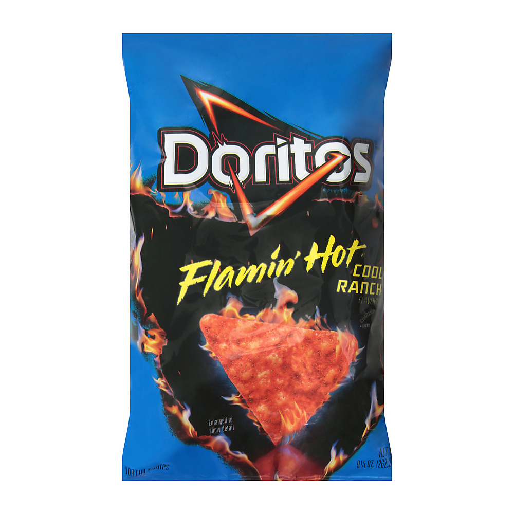 Doritos Tortilla Chips, Flamin' Hot Cool Ranch Flavored