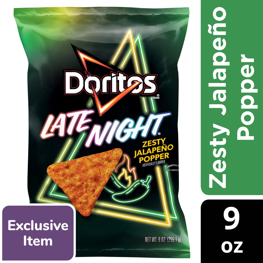 Doritos® Late Night Jalapeno Popper Flavored Tortilla Chips