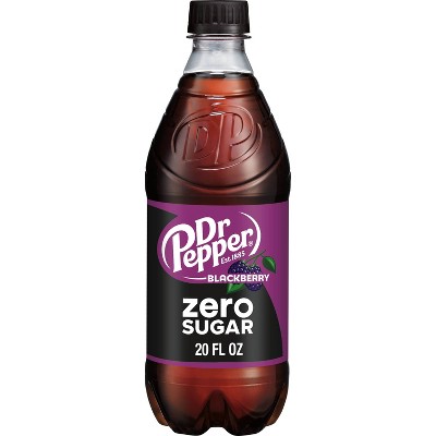 Dr Pepper Soda, Zero Sugar, Blackberry