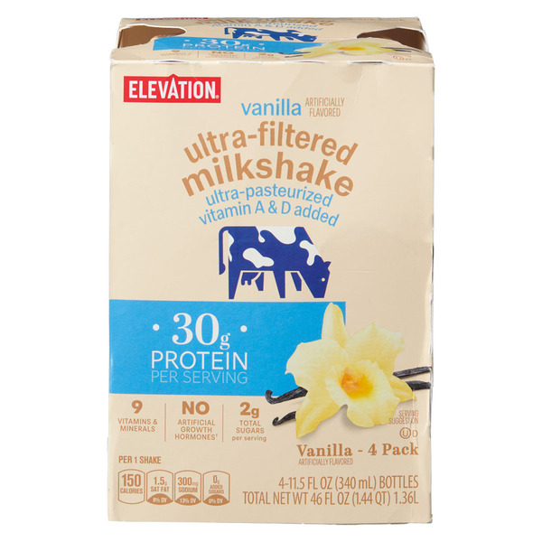 Elevation Vanilla Ultra Filtered Milkshake