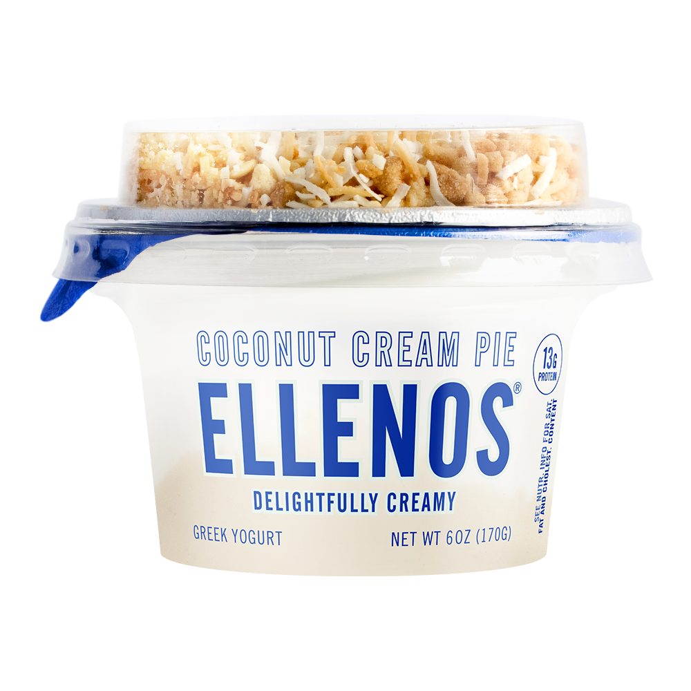 Ellenos® Coconut Cream Pie Delightfully Creamy Greek Yogurt Cup