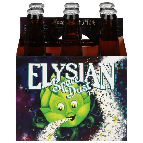 Elysian Space Dust IPA Craft Beer, India Pale Ale, Beer Bottles