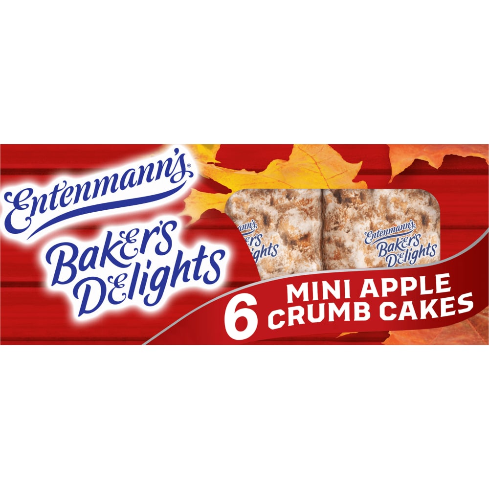 Entenmann's Baker's Delights Apple Mini Crumb Cakes