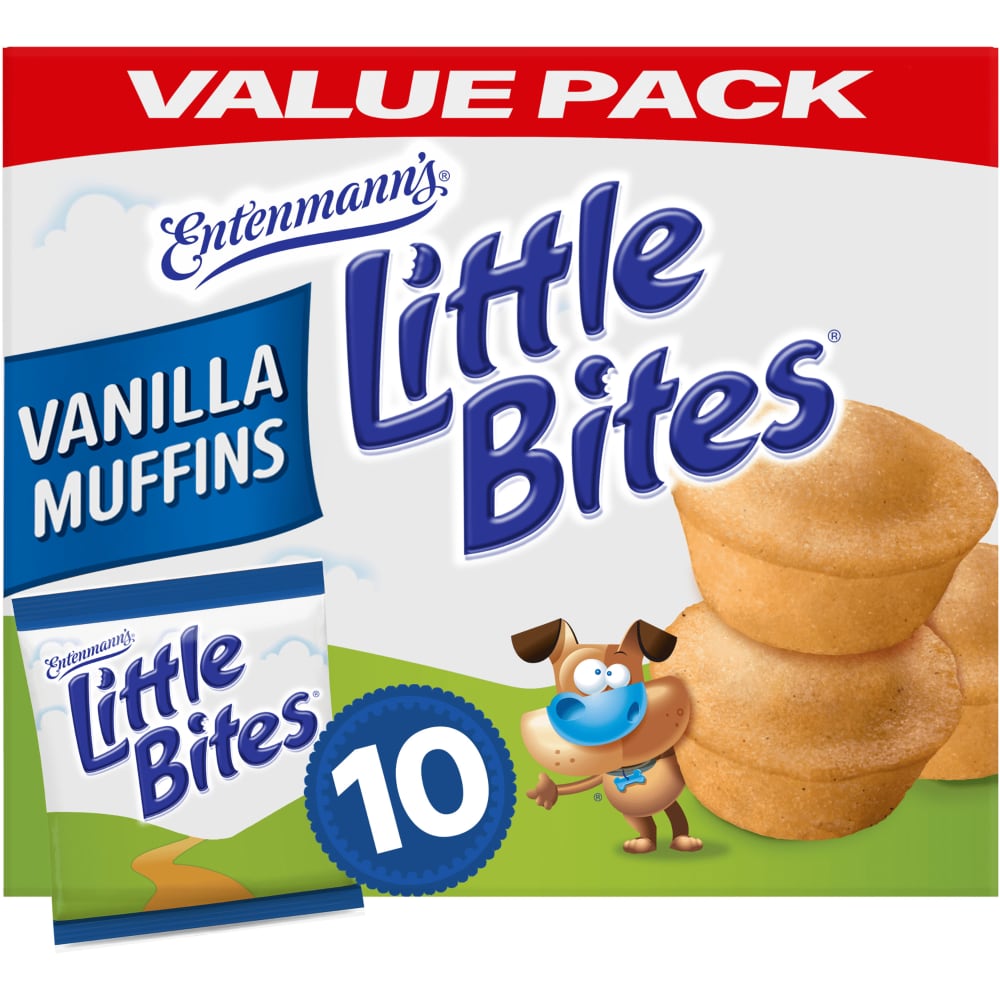Entenmann's Little Bites Vanilla Mini Muffins, Value Pack, 10 packs