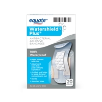 Equate Watershield Plus Bandages, Clear, 20 Count