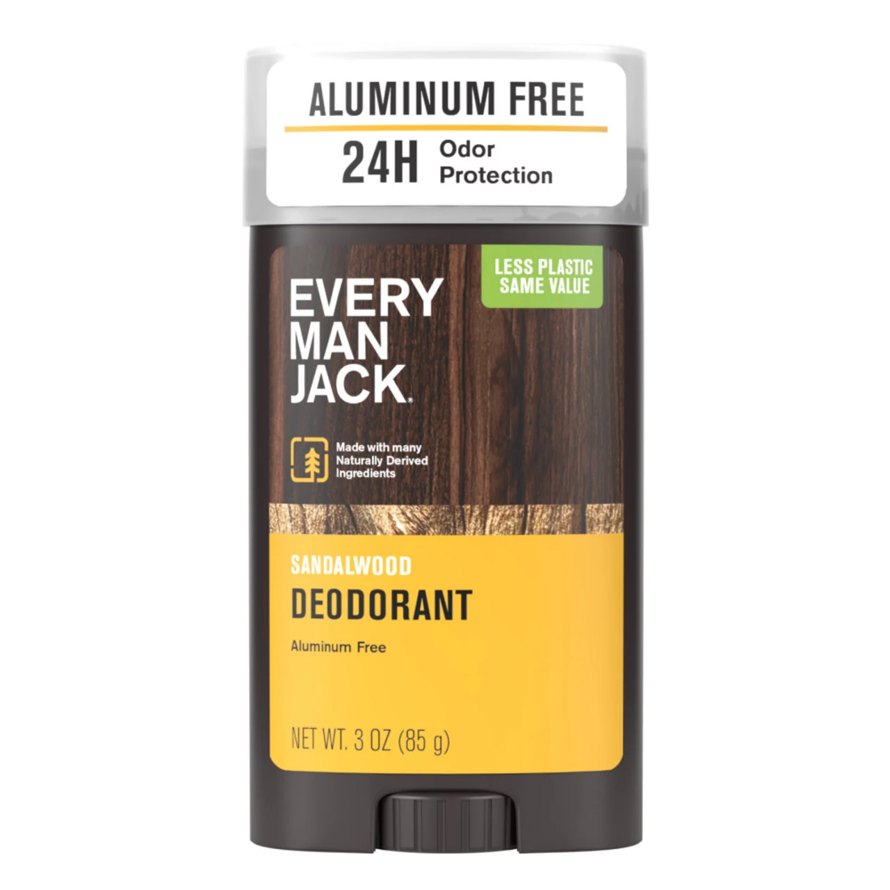 Every Man Jack Sandalwood Men's Deodorant - Aluminum Free Natural Deodorant