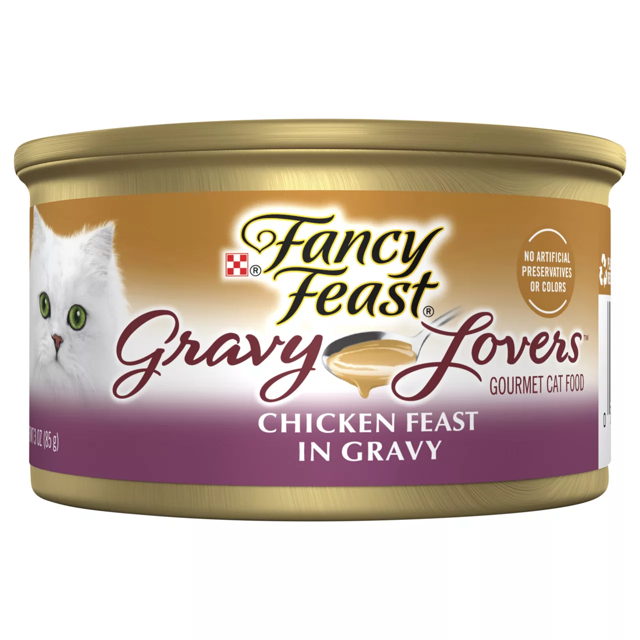 Purina Fancy Feast Gravy Lovers Gourmet Wet Cat Food Chicken Feast In Grilled Chicken Flavor Gravy