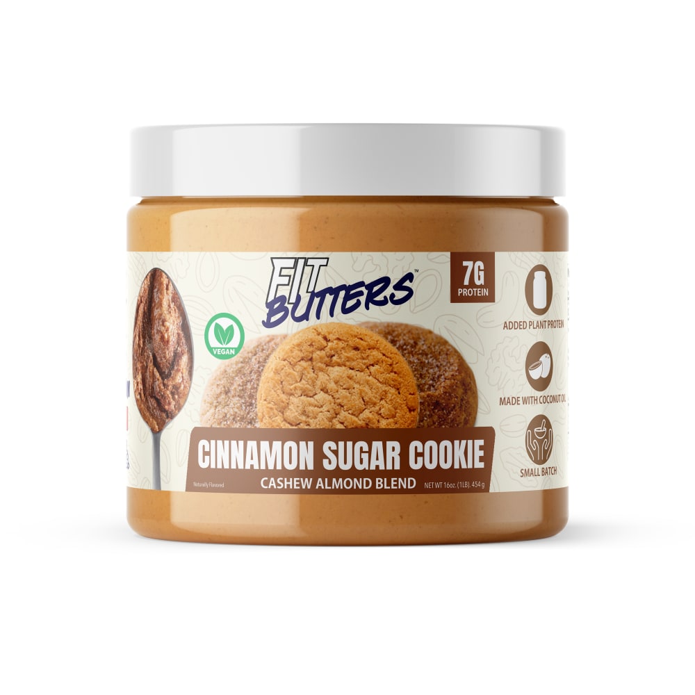 FIt Butters Cinnamon Sugar Cookie Cashew Almond Butter