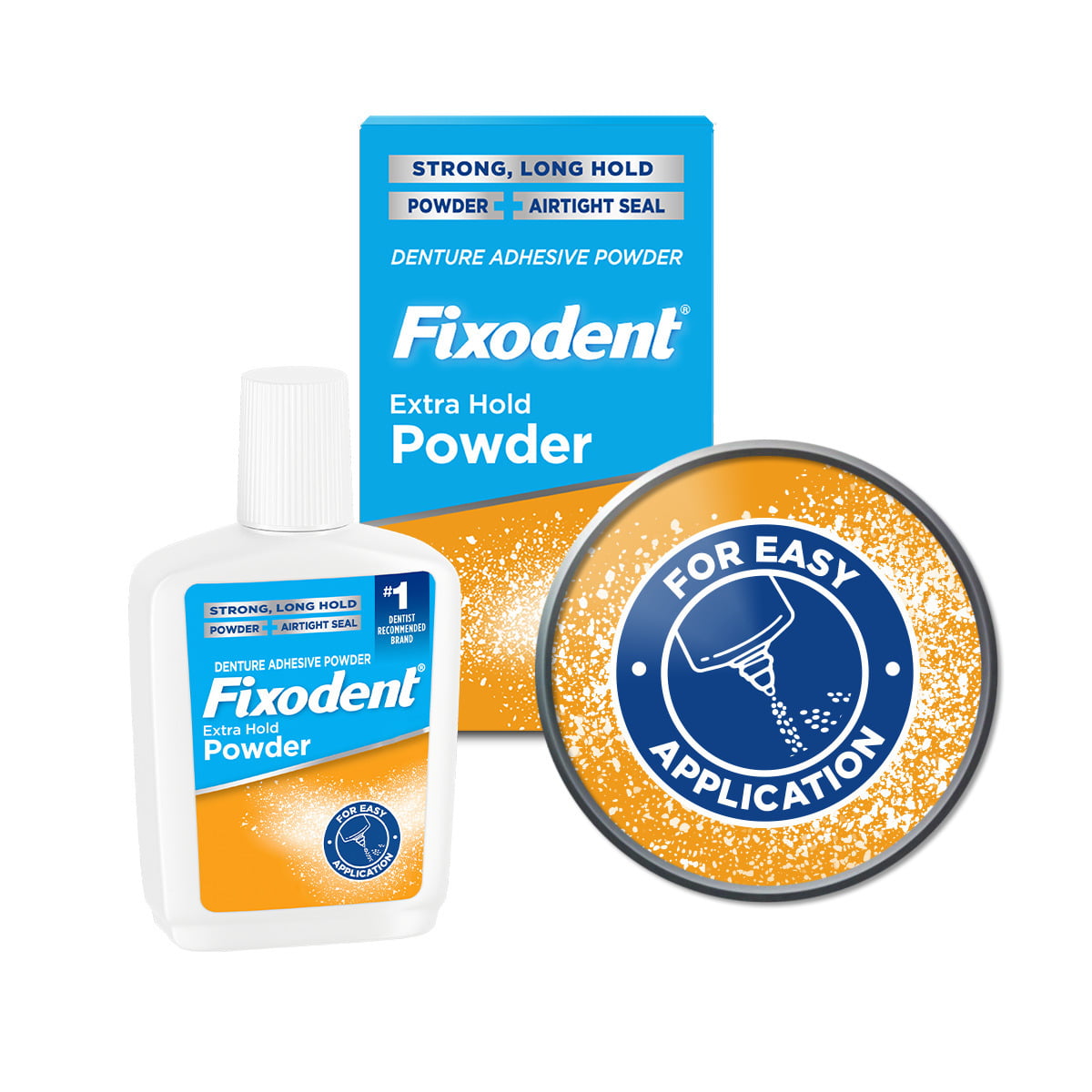 Fixodent Extra Hold Denture Adhesive Powder