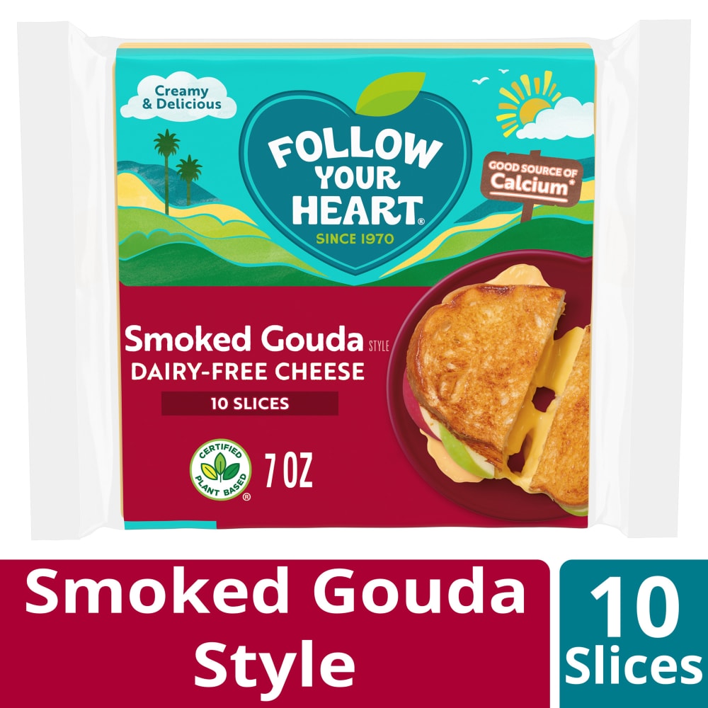 Follow Your Heart® Dairy Free Vegan Smoked Gouda Style Sliced Cheese