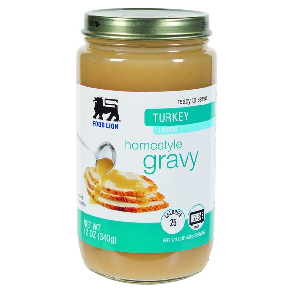 Food Lion Gravy, Turkey Flavored, Homestyle
