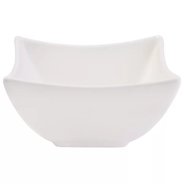 Fortessa Bowl, Fiji, White, Coupe Square 3.25"