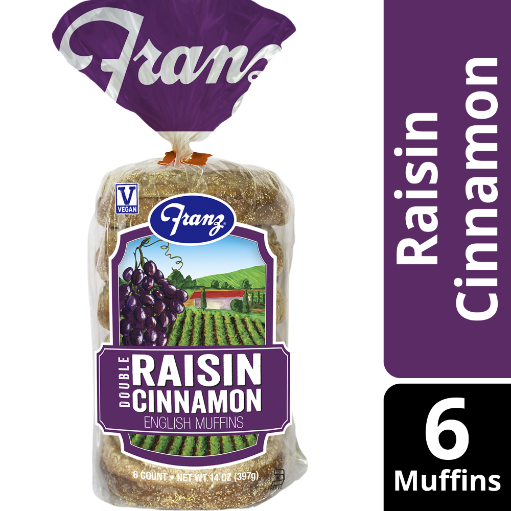 Franz® Double Raisin Cinnamon English Muffins