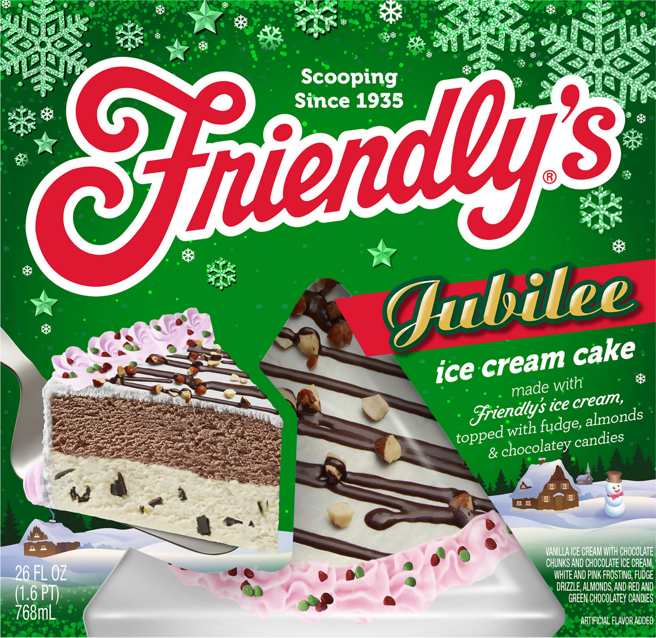 Friendly's Limited Edition Jubilee Ice Cream Cake