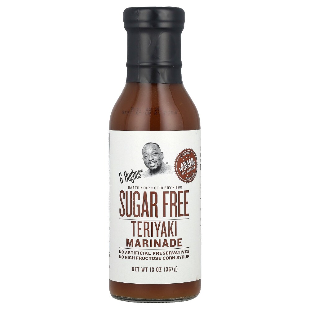 G Hughes Marinade, Sugar Free, Teriyaki