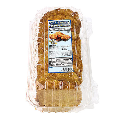 Gabila's Potato Pancakes, Koshe for Passover, 10 pcs