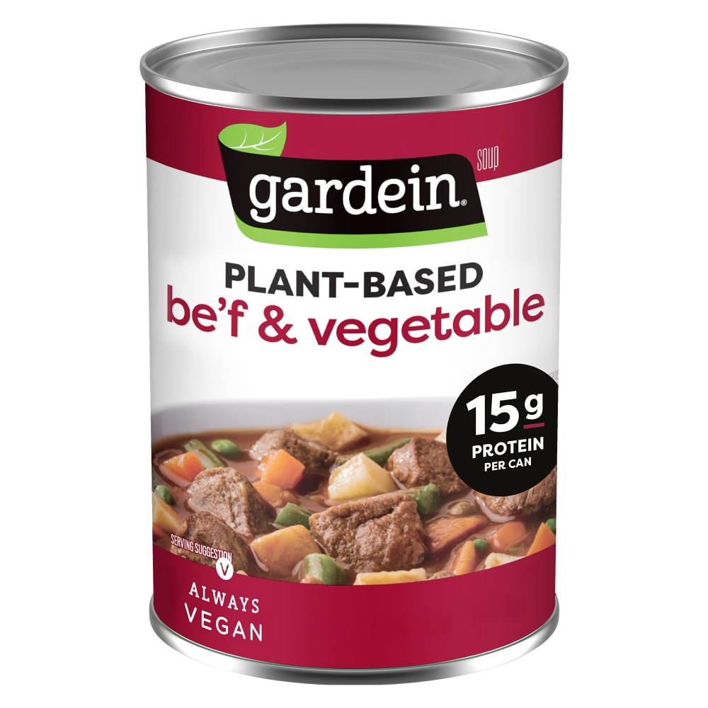 Gardein Plant-Based Be'f And Country Vegetable Vegan Soup