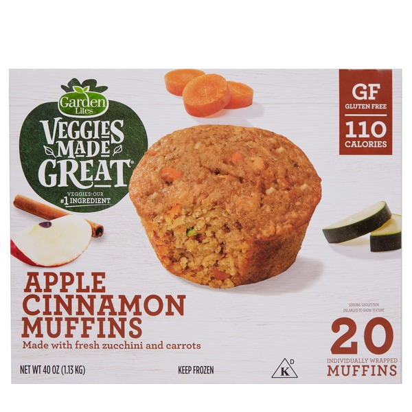 Garden Lites Apple Cinnamon Muffin, 20 ct
