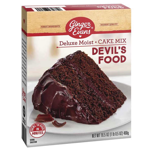 Ginger Evans Devils Food Cake Mix