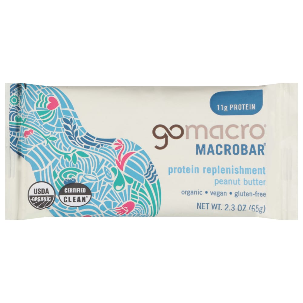 Gomacro Macrobar, Protein Replenishment, Peanut Butter