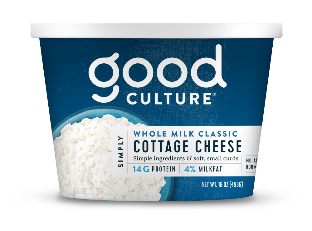 good culture Simply Cottage Cheese 4% Milkfat Whole Milk Classic