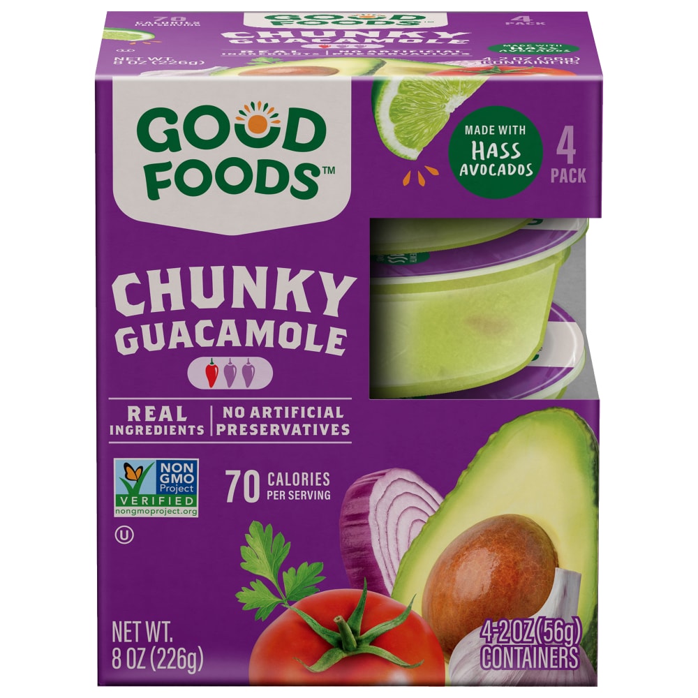 Good Foods Tableside Gf Chunky Guacamole Single Serves