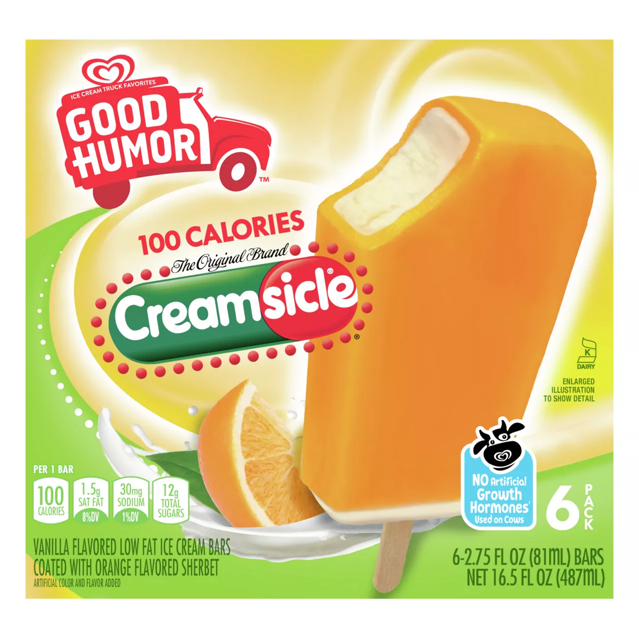 Good Humor Creamsicle Ice Cream Bars