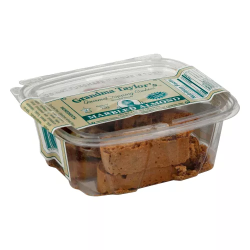 GRANDMA TAYLORS Dipping Cookies, Gourmet, Marbled Almond