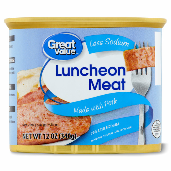 Great Value 25% Less Sodium Luncheon Meat